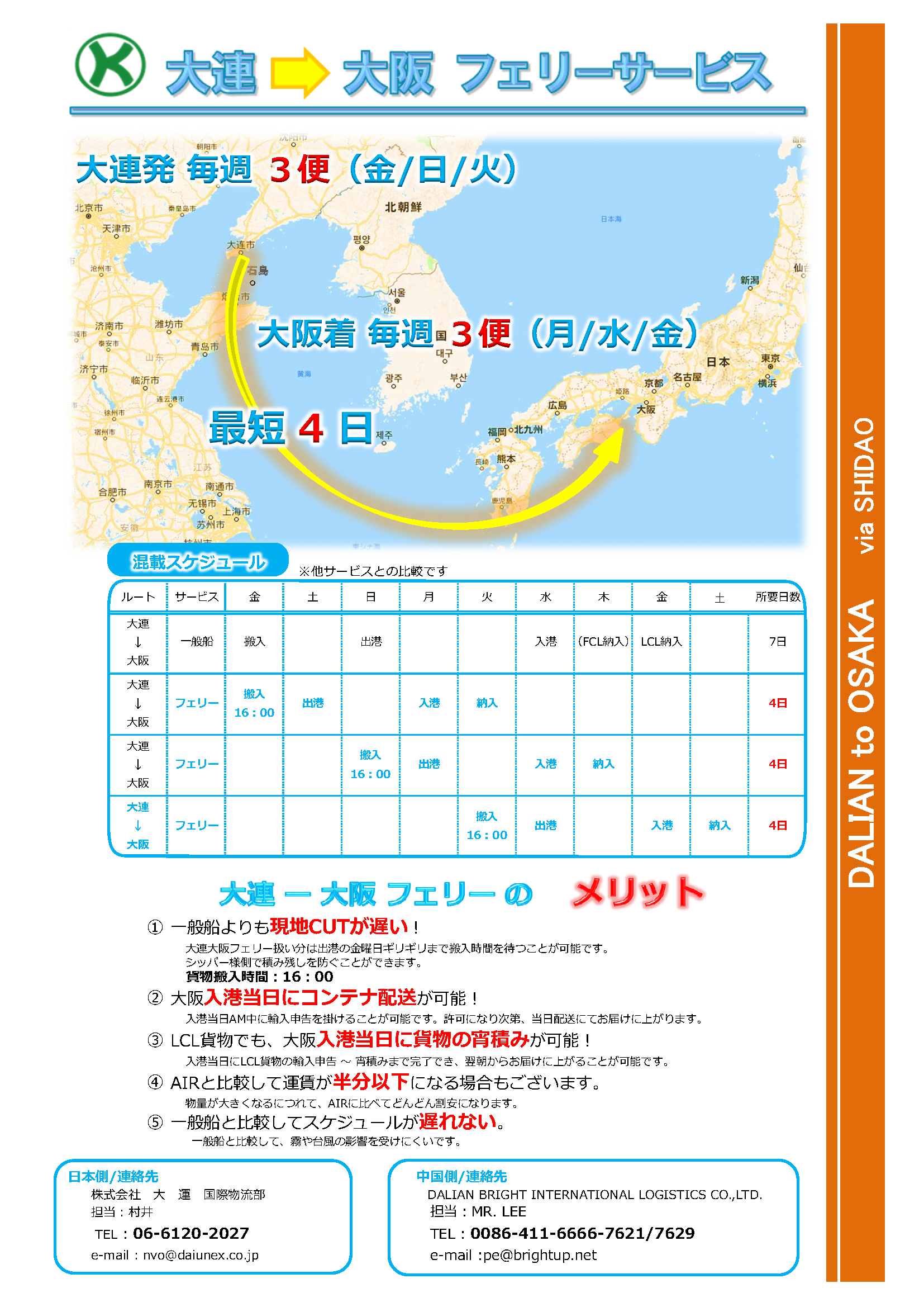 華北サービス（フェリー輸送）