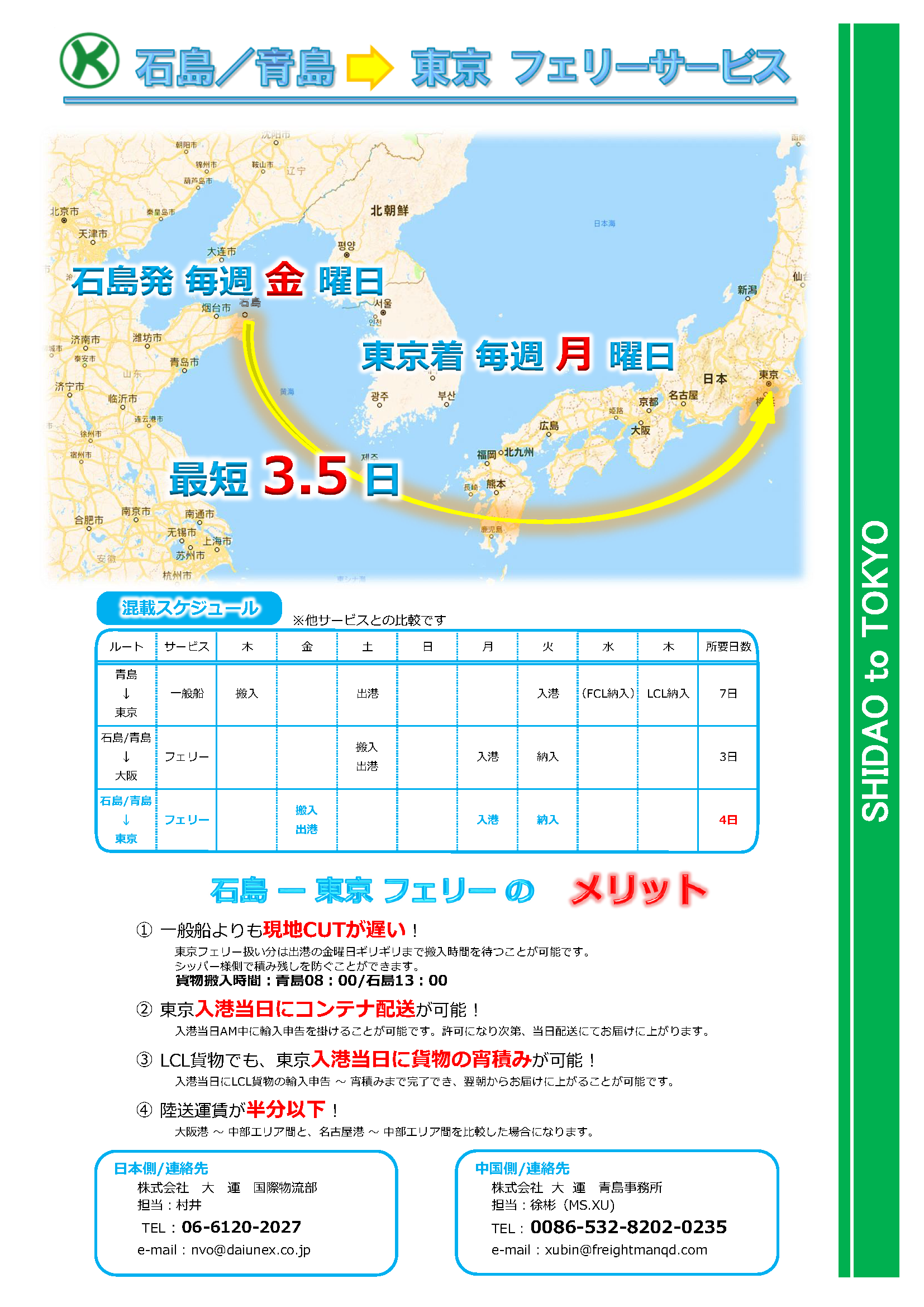 華北サービス（フェリー輸送）